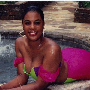 Zan Pink Colorful Bathing Suit
